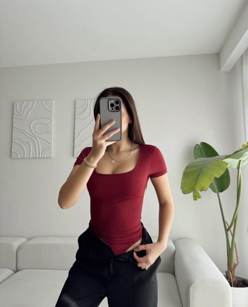 Square Neck Bodysuit - Image 3