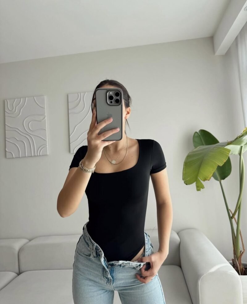 Square Neck Bodysuit - Image 4